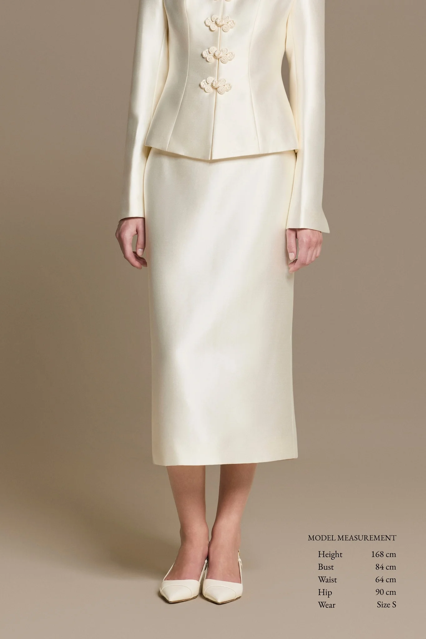 Classique Taffeta Midi Skirt - Image 4