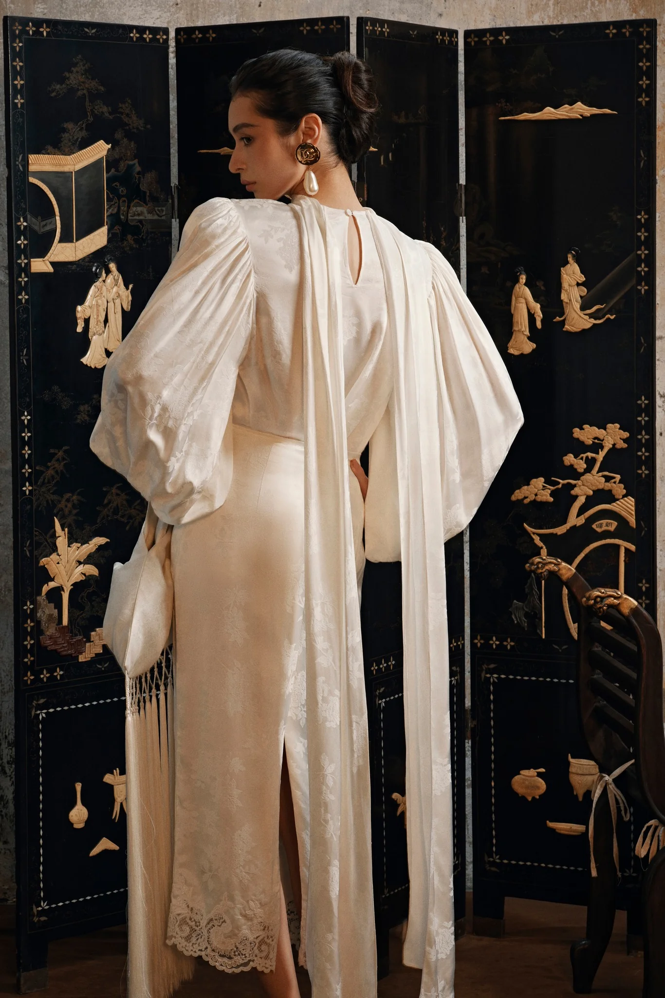 Contour Silk Blouse - Image 5