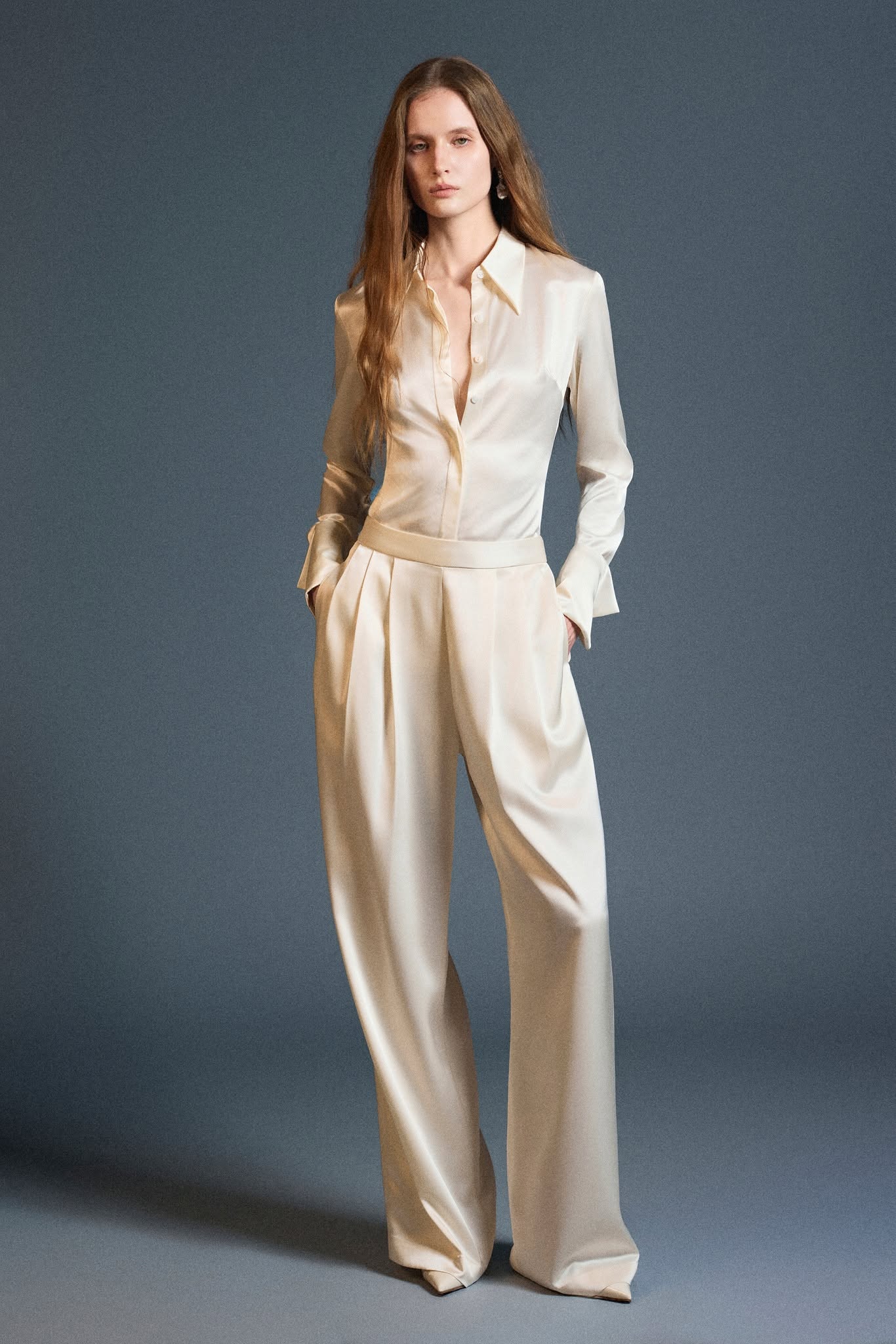 Lush Silk Trousers - Image 2